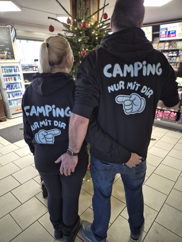 Customer photo review of Nur mit dir rechts Rückendruck | Premium Hoodie unisex