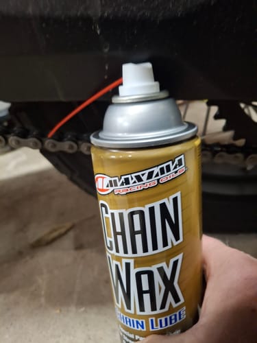 Customer photo review of MAXIMA Ultimate Chain Wax Care Kit 3/Pk