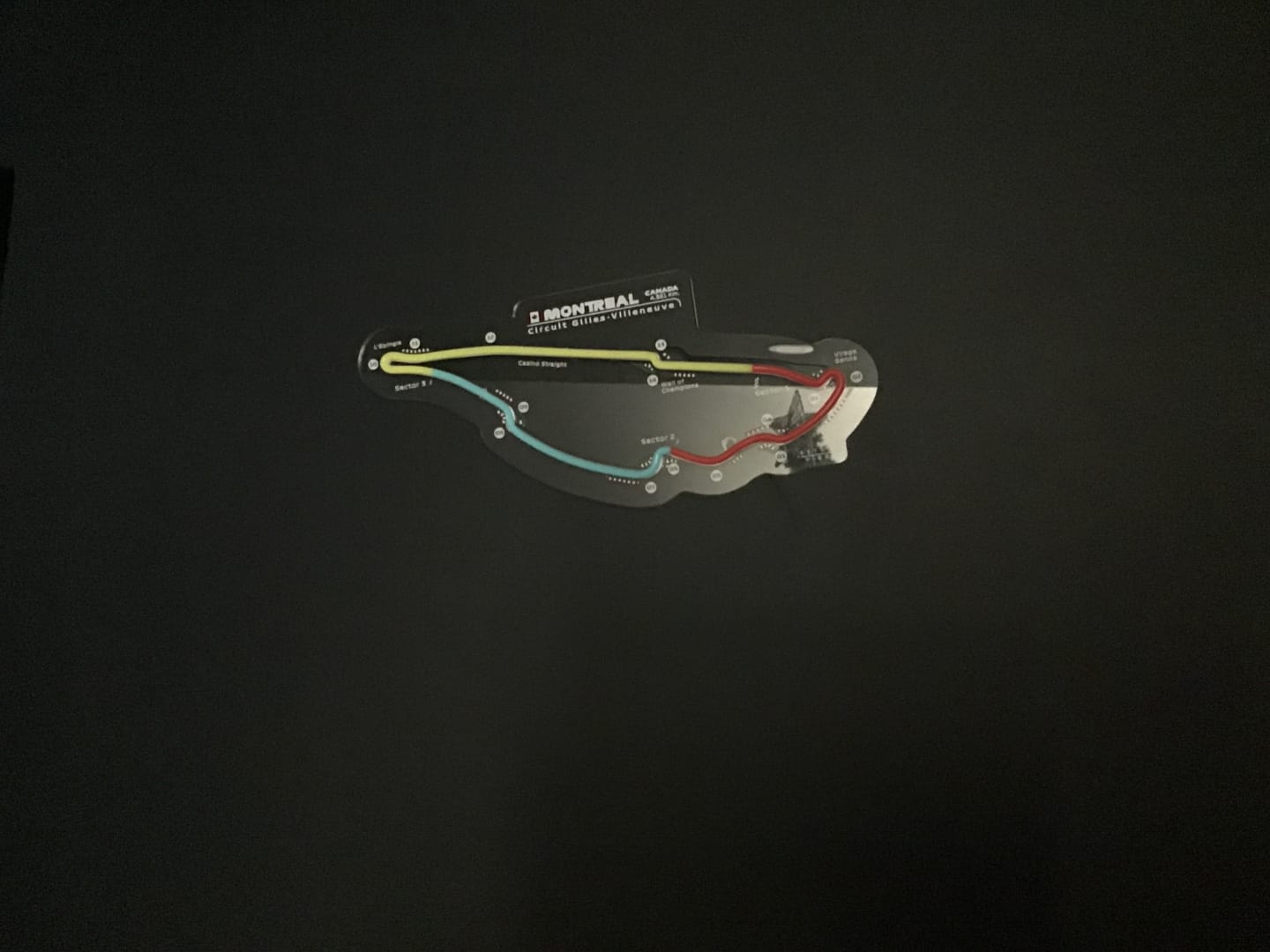 Customer photo review of Circuit Gilles Villeneuve Neon Race Track
