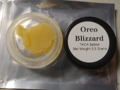 Customer photo review of Oreo Blizzard | THCA Badder