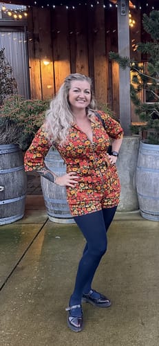 Customer photo review of The Marigold Romper