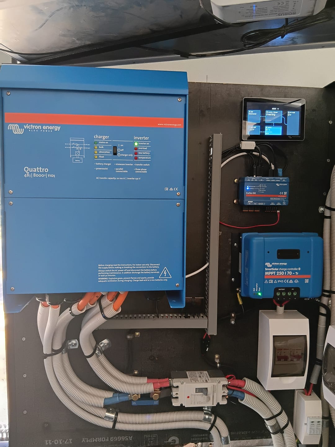 Customer photo review of Victron Quattro 48v (8000-15000) Inverter/Charger 230V