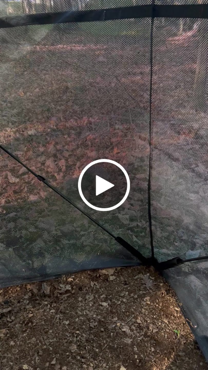 Customer video review of VisMax See Through Blind | 270° Pop Up 3-4 Man Deer Blind | Portable Ground Blind Hunting for Sale with Hunters Comfort Design