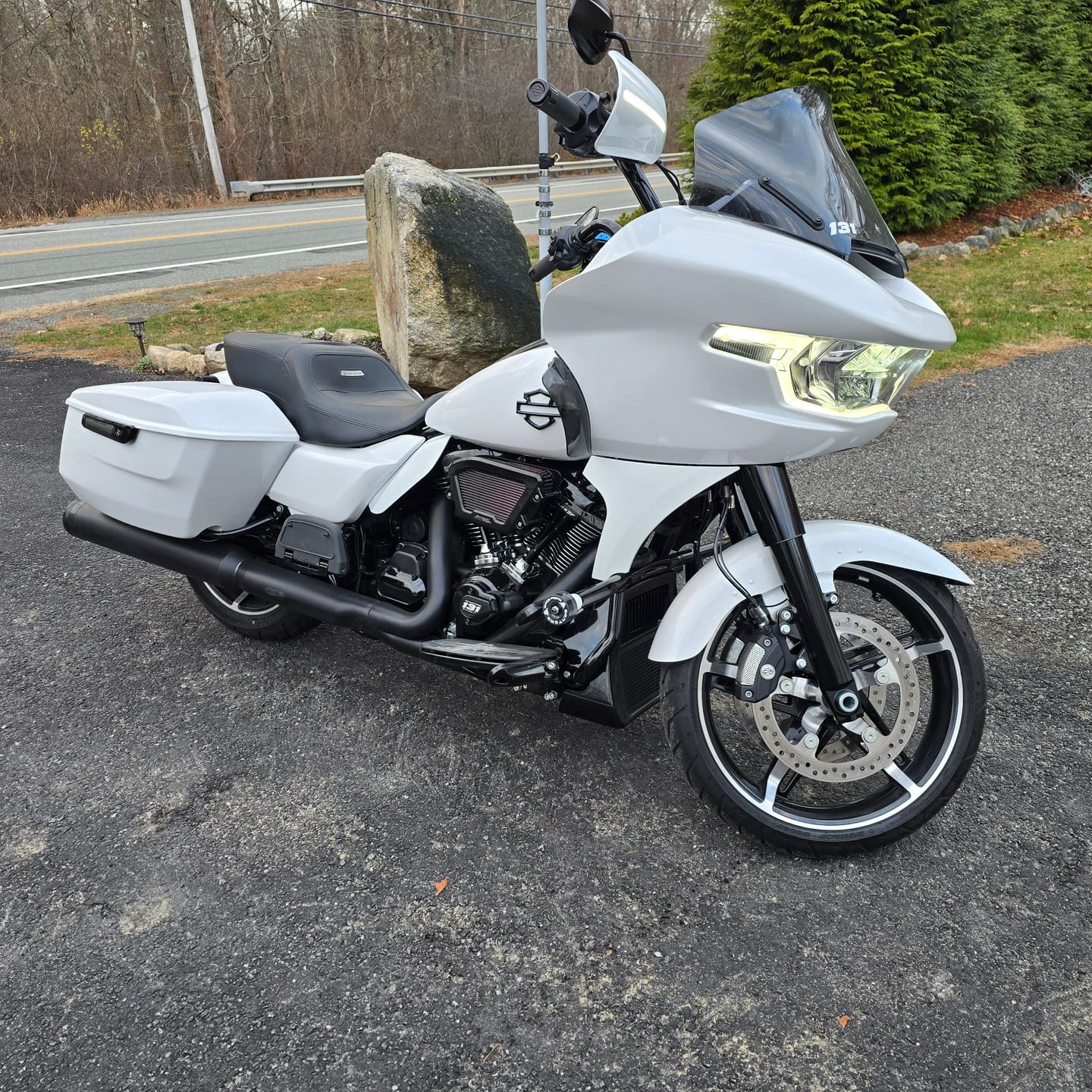 Customer photo review of Mid Frame Air Deflectors & Heat Shield for 2009-2025 Harley Touring Models