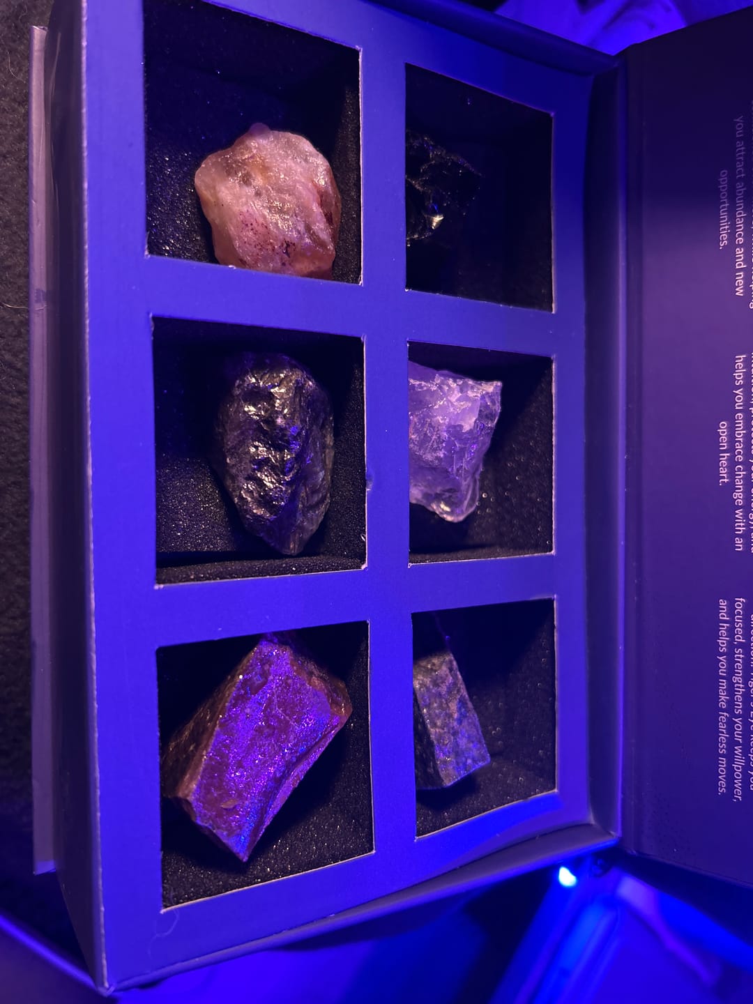 Customer photo review of Zodiac Crystal Kit: Harness Your Sign’s Natural Energy & Growth