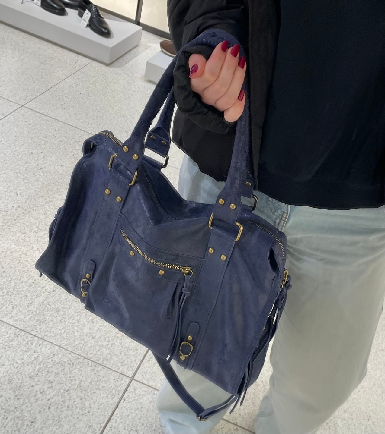 Customer photo review of It girl bag navy