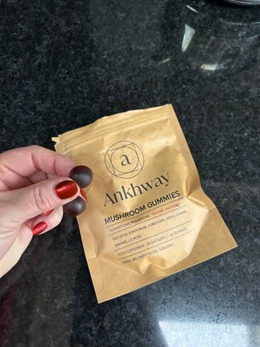 Customer photo review of Mushroom Gummies