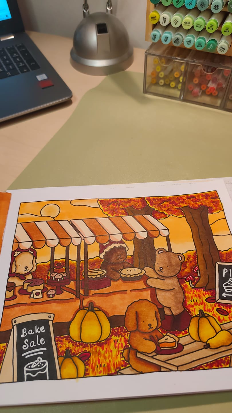 Customer photo review of Ohuhu Honolulu R180 / R016 Individual Marker, Brush & Chisel
