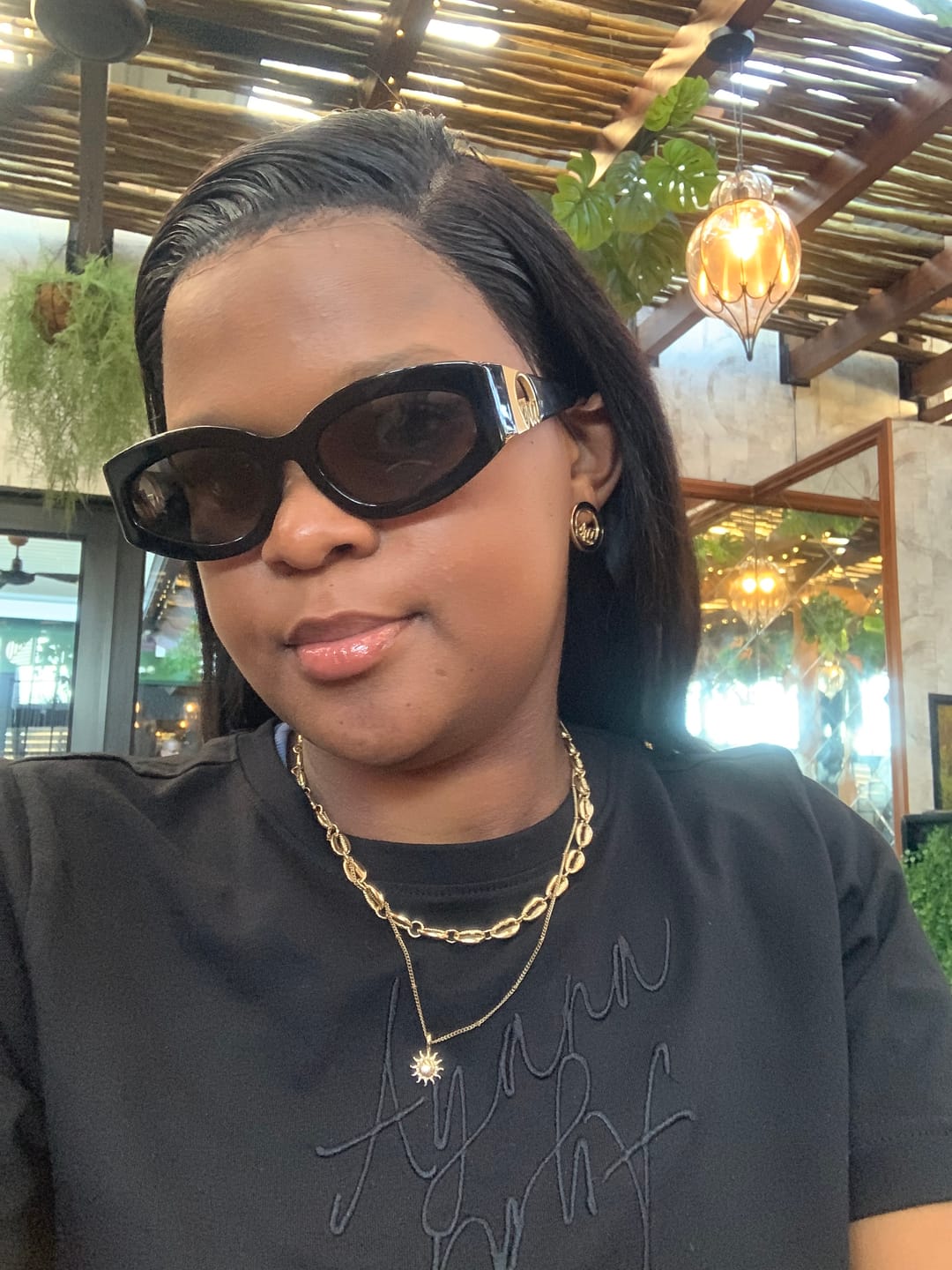 Customer photo review of Black Blanco Sunglasses