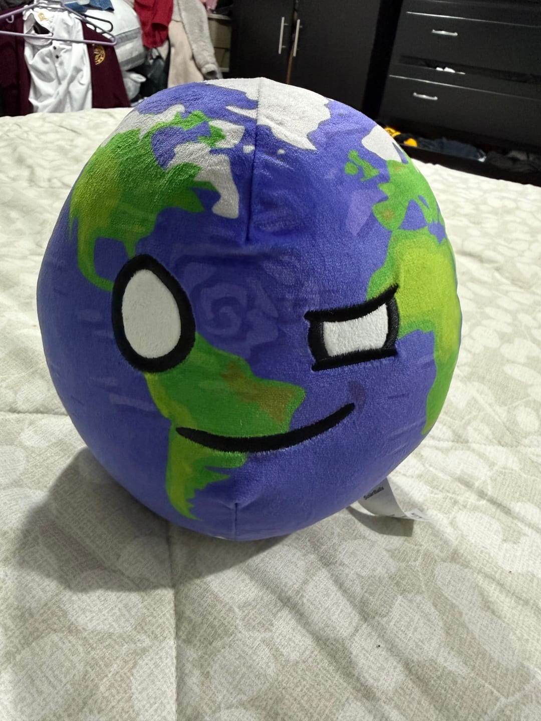 Customer photo review of The SolarBalls Earth Plush