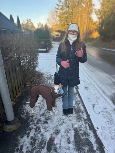 Customer photo review of Reversible Down Puffer