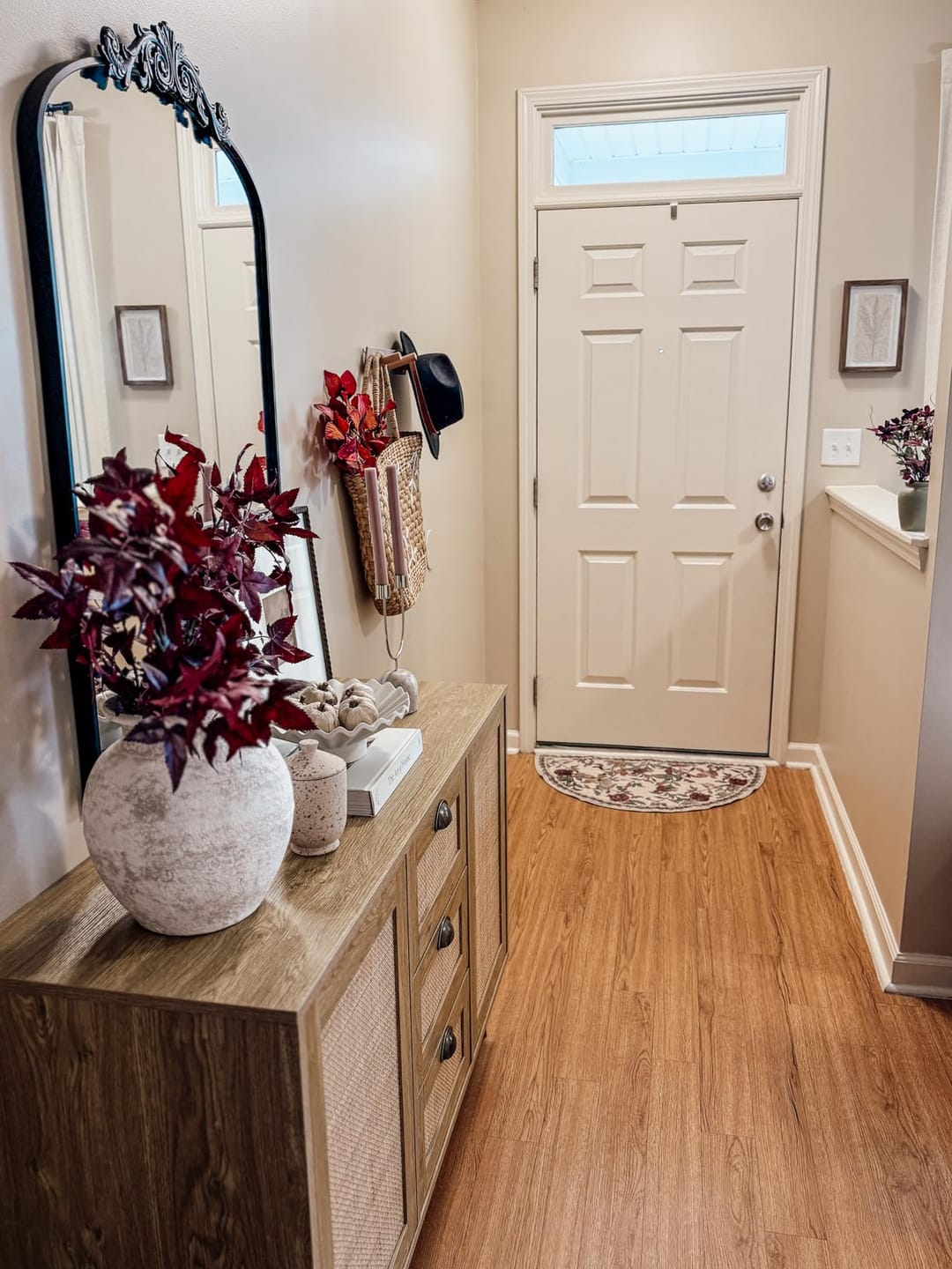 Customer photo review of Vintage Pomegranate Foliage Rug