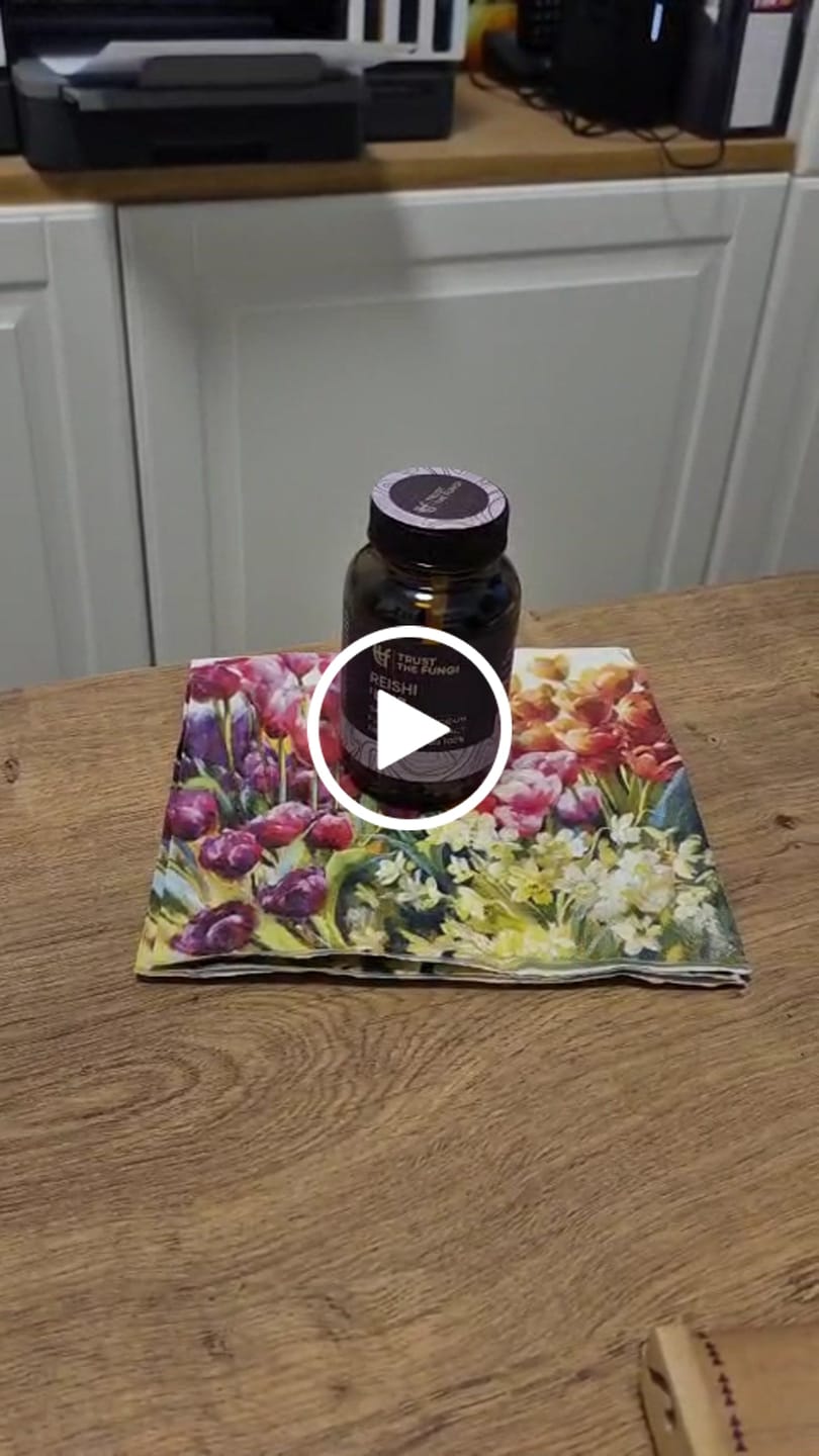 Customer video review of פטריית ריישי Ganoderma Lucidum מיצוי 100% גופי פרי בשיטת FBE