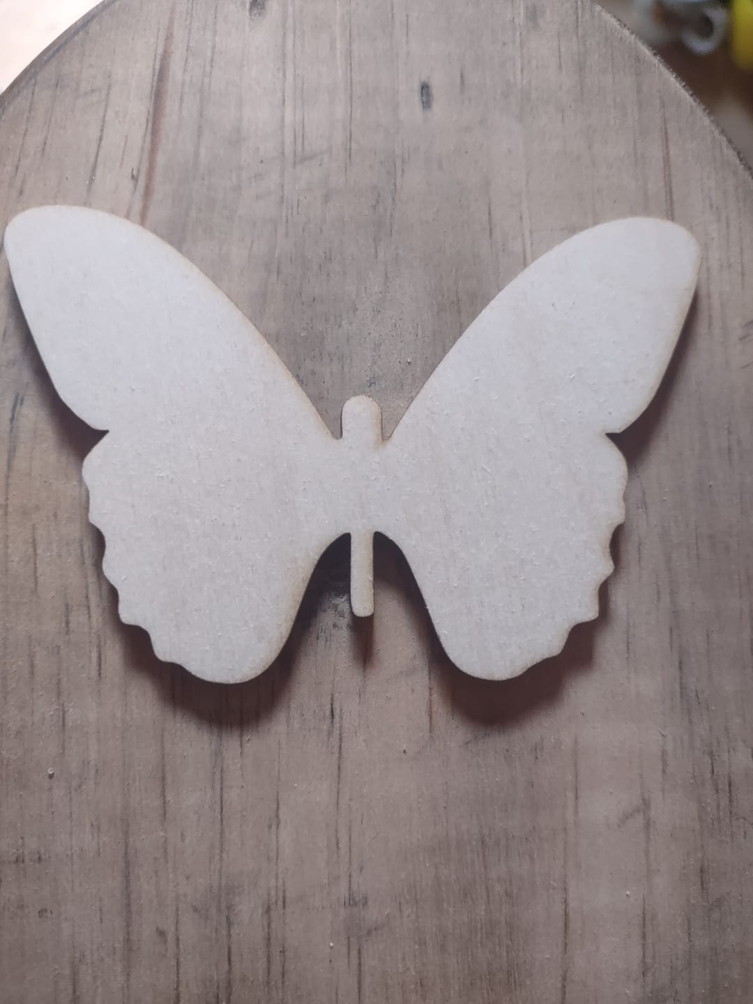 Customer photo review of Unfinished Wood Butterfly Silhouette - Craft- up to 46" DIY