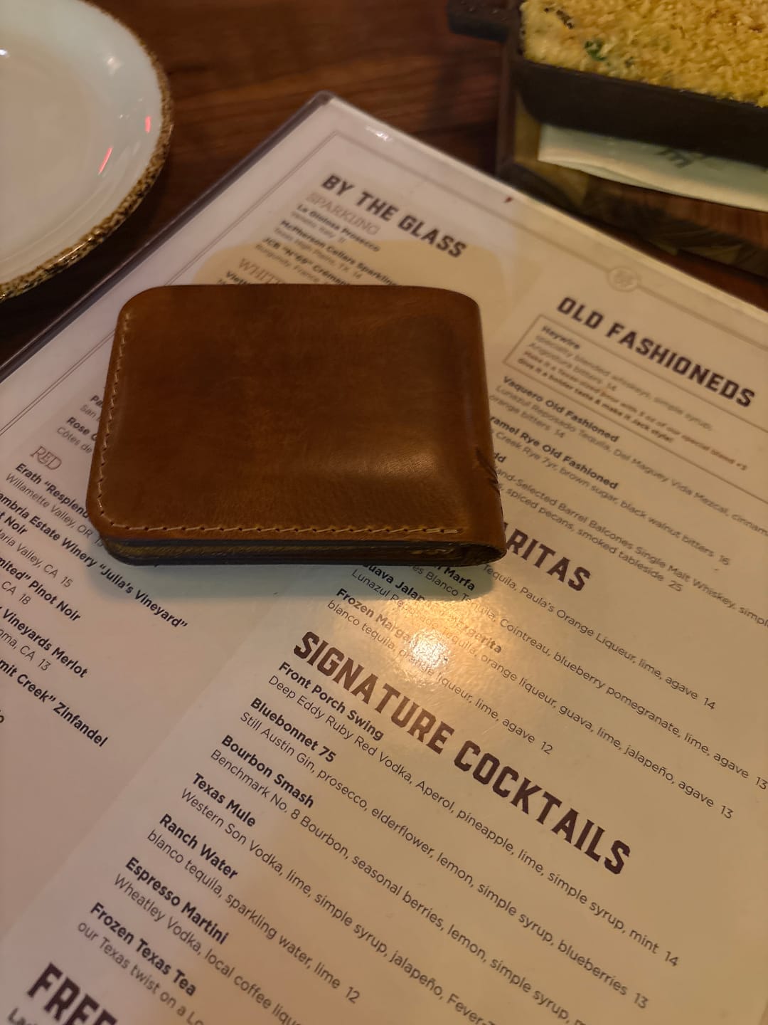 Customer photo review of Rio Grande Bifold Wallet - Full Grain Leather | Handmade in Texas