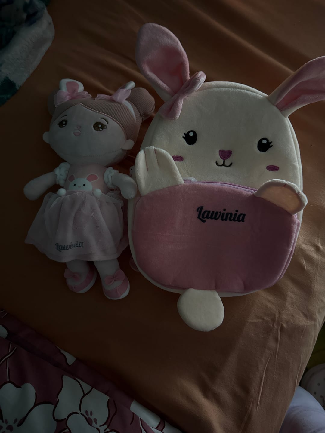 Customer photo review of Original personalisierbare Kaninchen-Stoffpuppe
