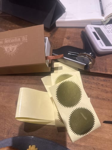 Customer photo review of Golden Seal Sticker Packs