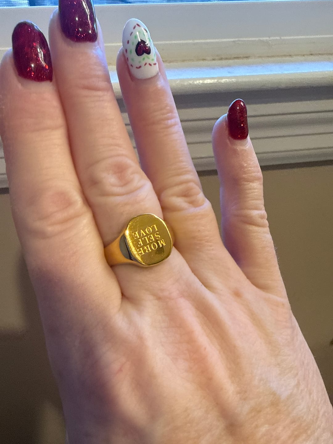 Customer photo review of Inspiration Signet Rings