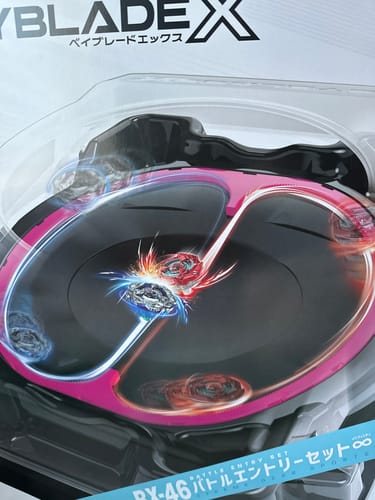 Customer photo review of Takara Tomy Beyblade X BX-46 Infinity Stadium Battle Entry Set