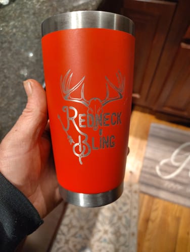 Customer photo review of (6 Pieces) Laser Engraved Tumbler | 20 oz