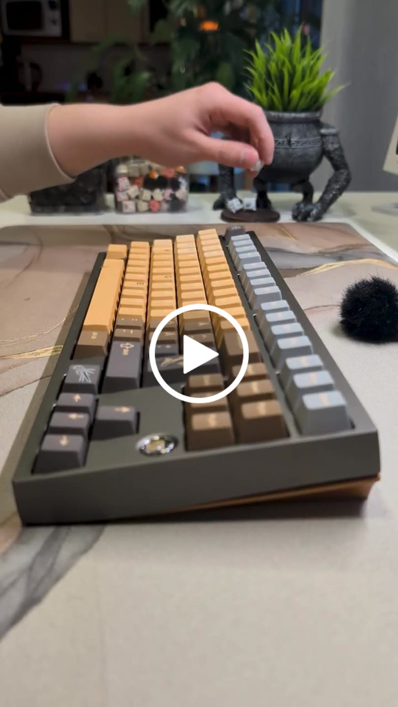 Customer video review of KEYGEEK PA LINEAR SWITCH FACTORY LUBED EDITION (10PCS)