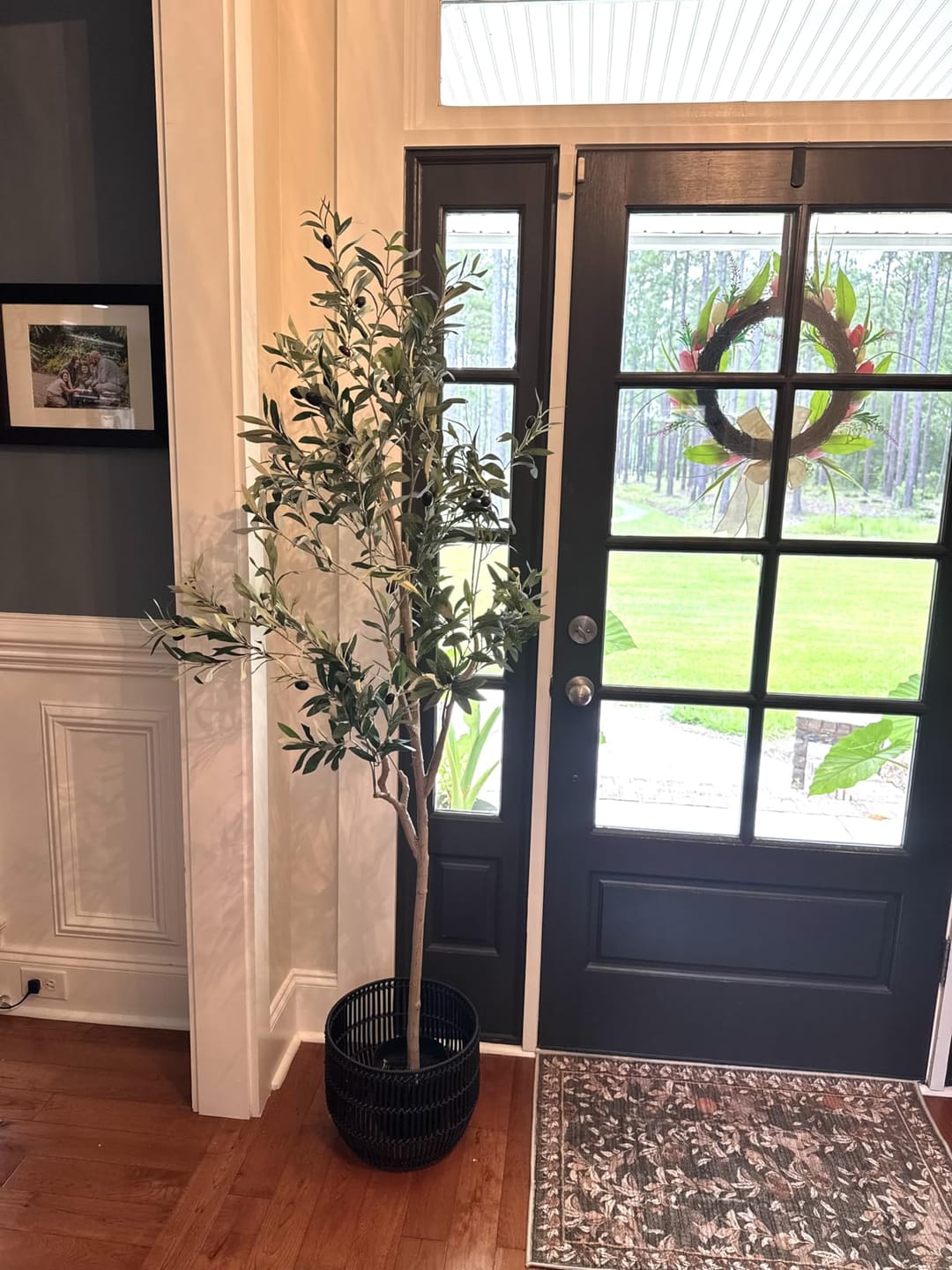 Customer photo review of Vintage Pomegranate Foliage Rug