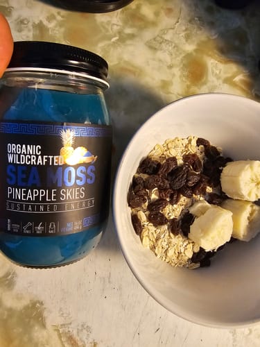 Customer photo review of Pineapple Skies Sea Moss Gel