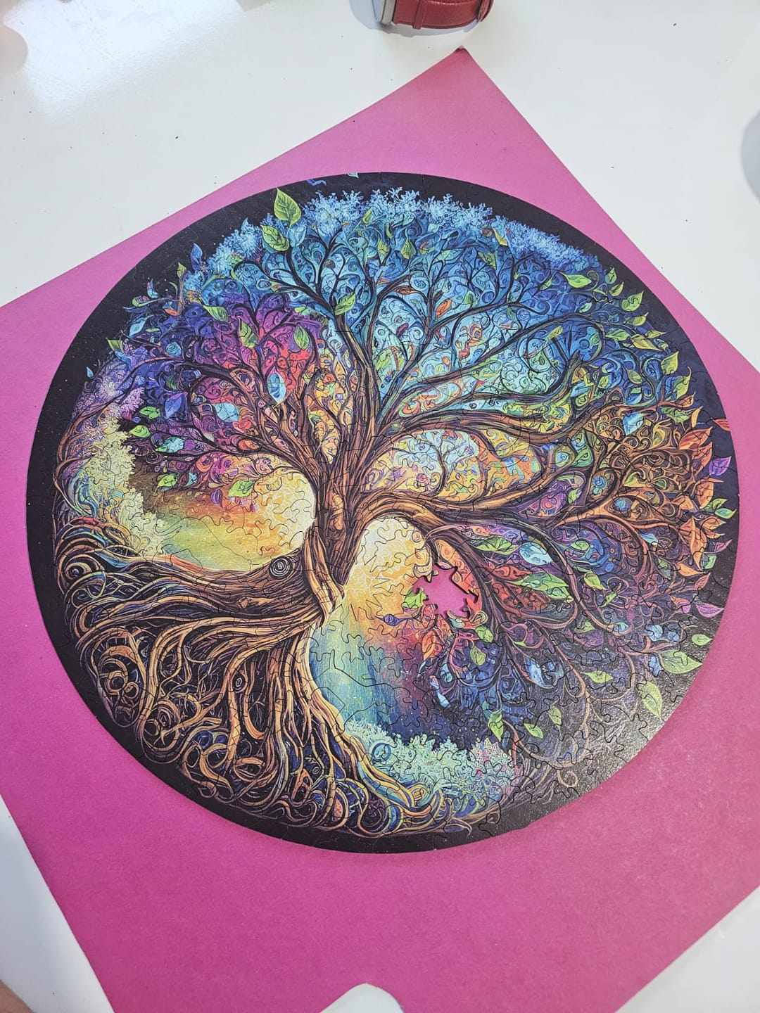 Customer photo review of Hayat Ağacı - Ahşap Puzzle