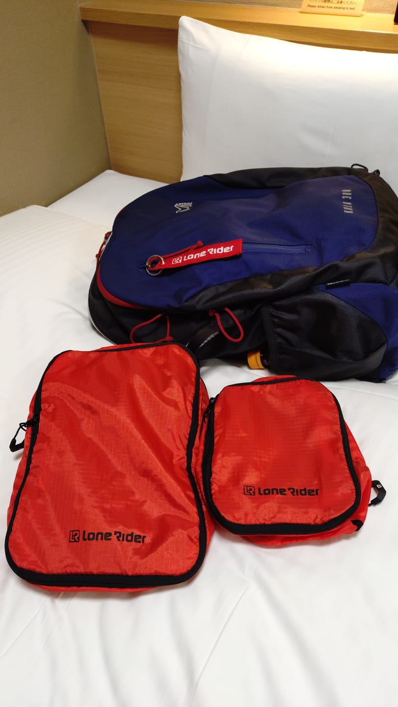 Customer photo review of Travel Packing Cubes - Ultimate Travel Packing Set