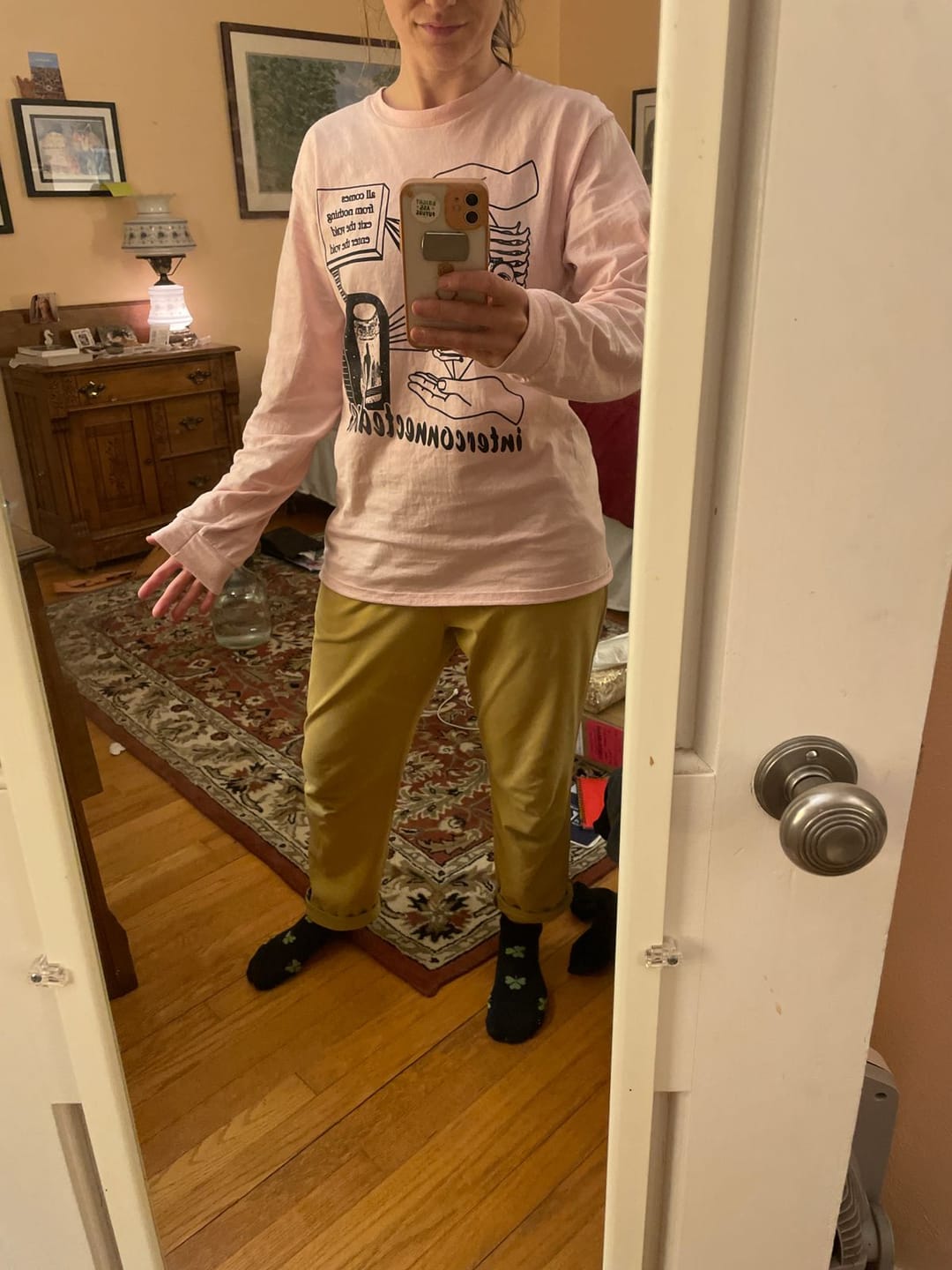 Customer photo review of Interconnectedness Long Sleeve