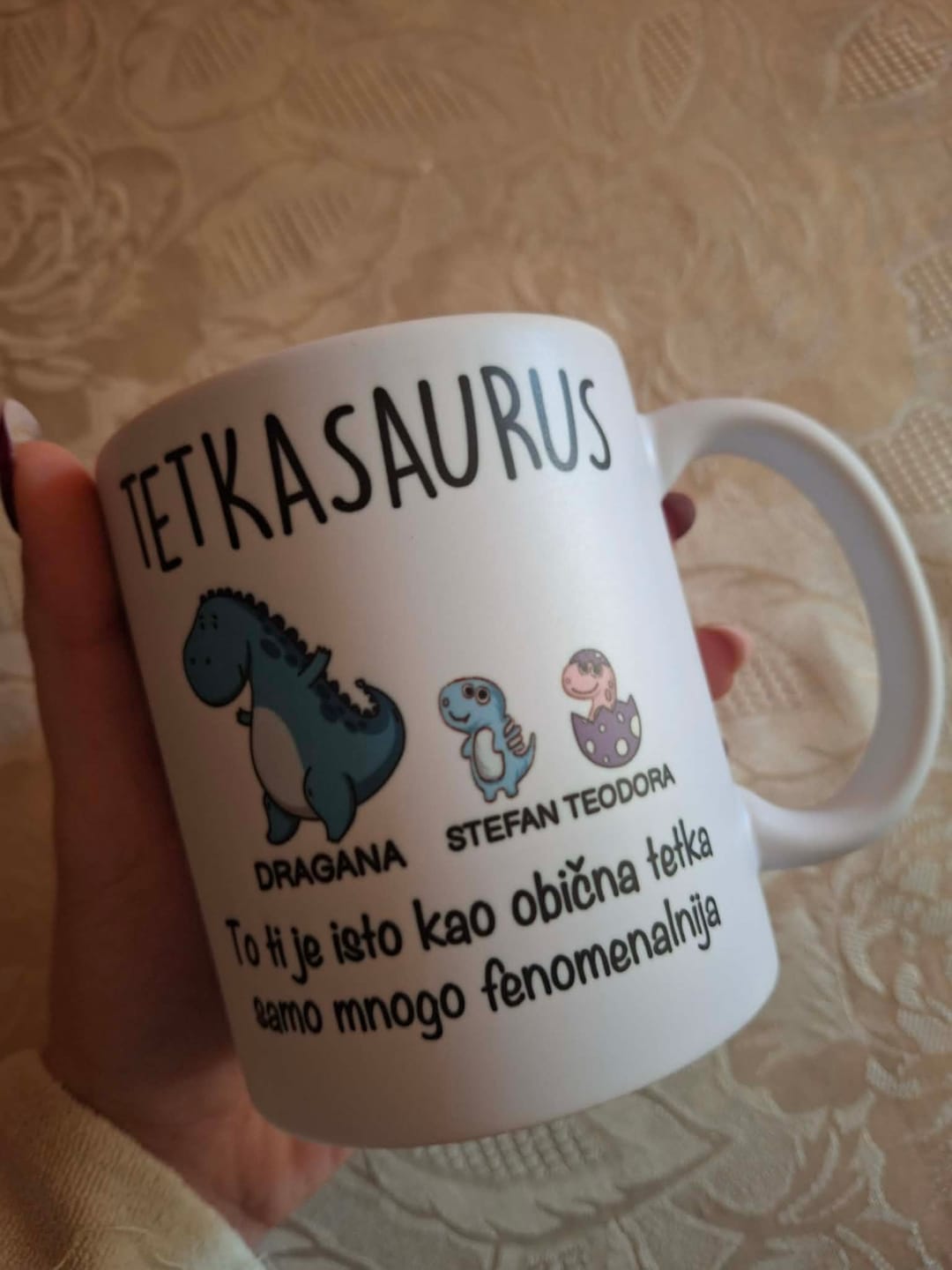 Customer photo review of Tetkasaurus šoljica