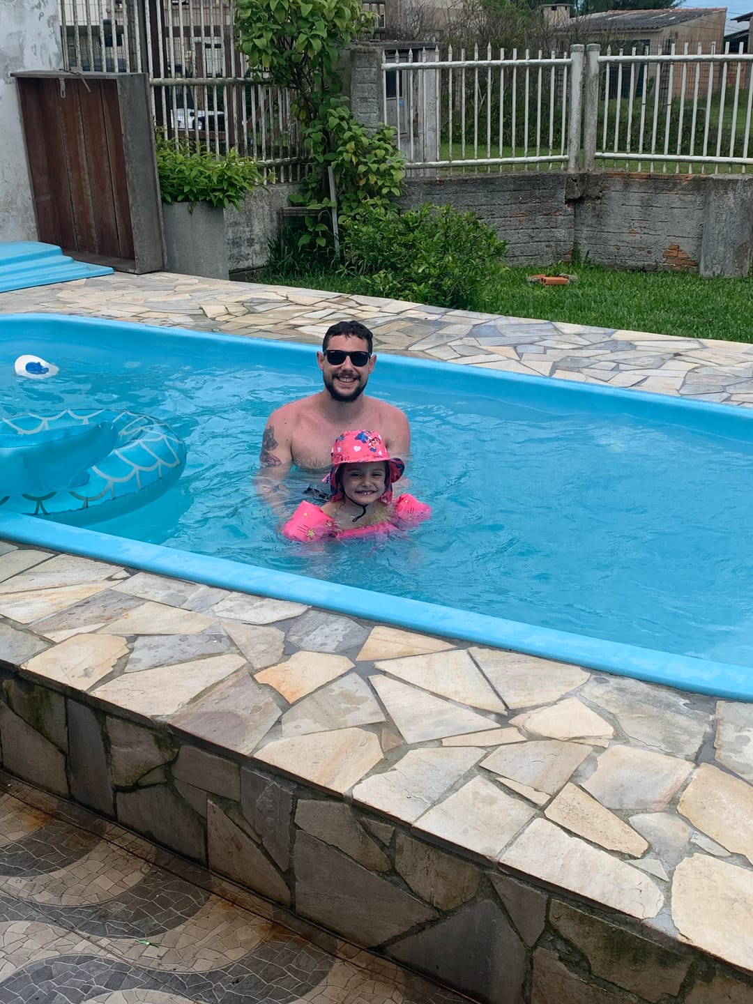 Customer photo review of Colete Flutuador Infantil