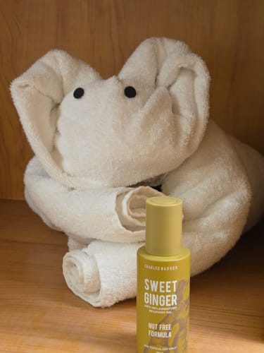 Customer photo review of [Nut-Free] Sweet Ginger Dry Oil for Sensitive Skin
