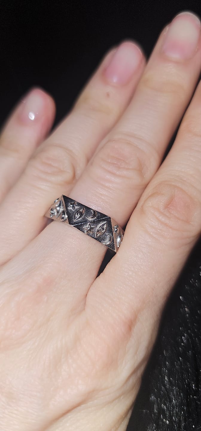 Customer photo review of ASTROLOGY RING