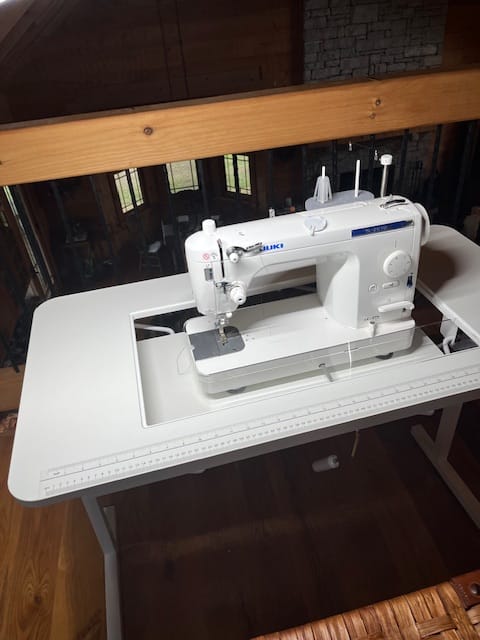 Customer photo review of Sew Steady Custom Acrylic Cabinet Insert