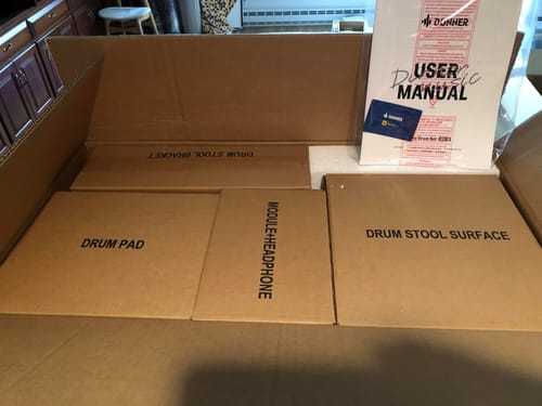 Customer photo review of Donner DED-70 4ドラム 3シンバル 電子ドラムセ