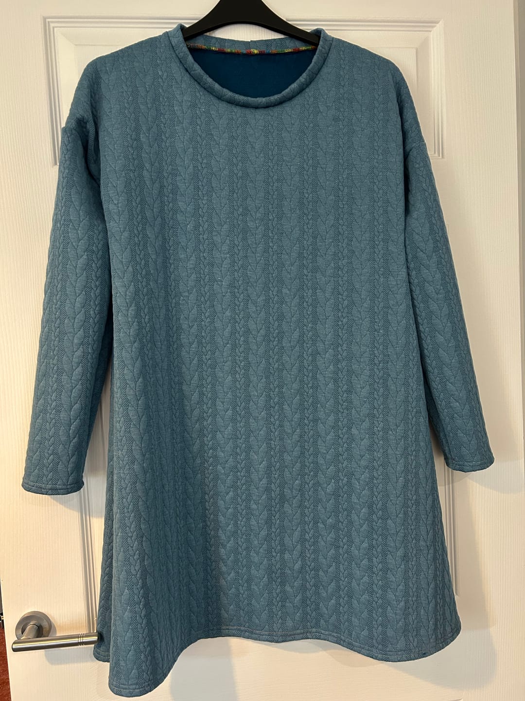Customer photo review of Cable Knit Jersey Fabric
