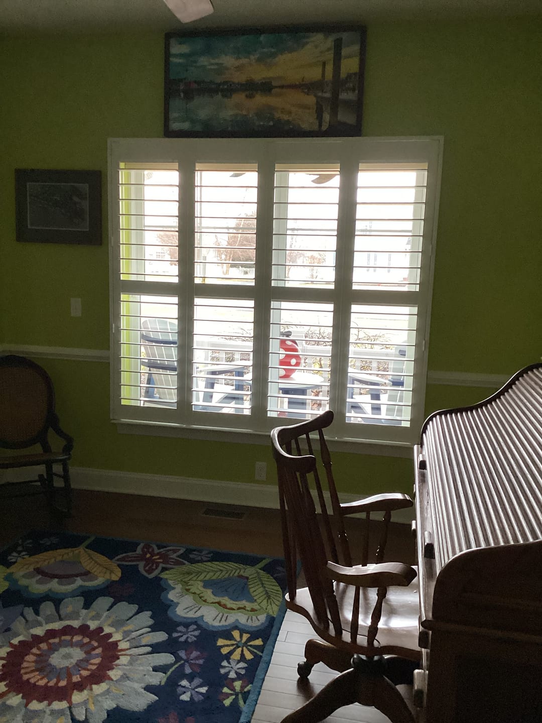 Customer photo review of Hybrid Wood Plantation Shutter