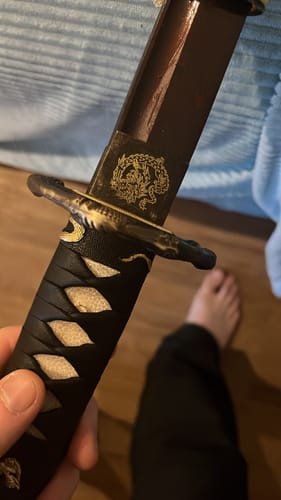 Customer photo review of Custom Japanese Sword