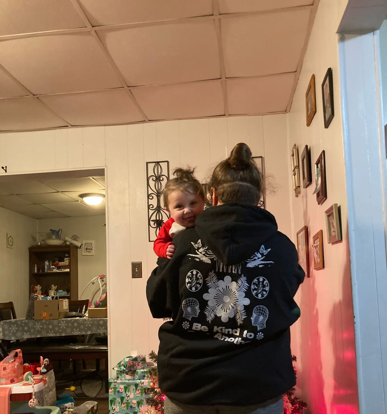 Customer photo review of Be Kind To One Another Hoodie