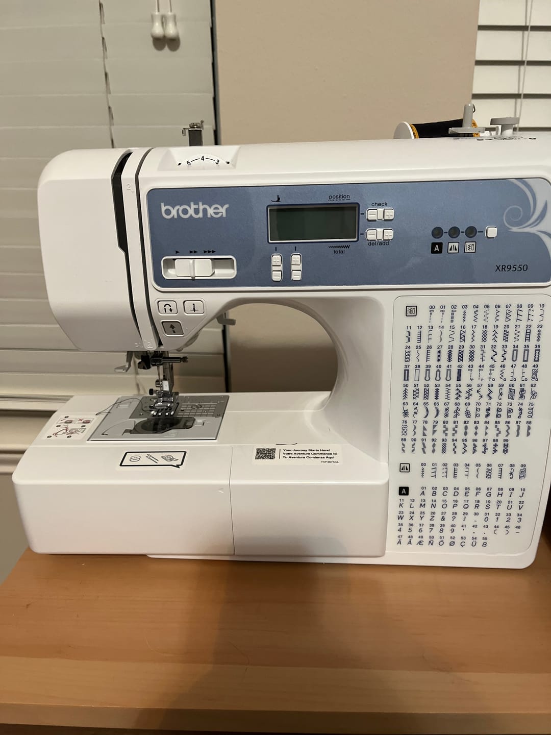 Customer photo review of Brother XR9550 Computerized Sewing Machine
