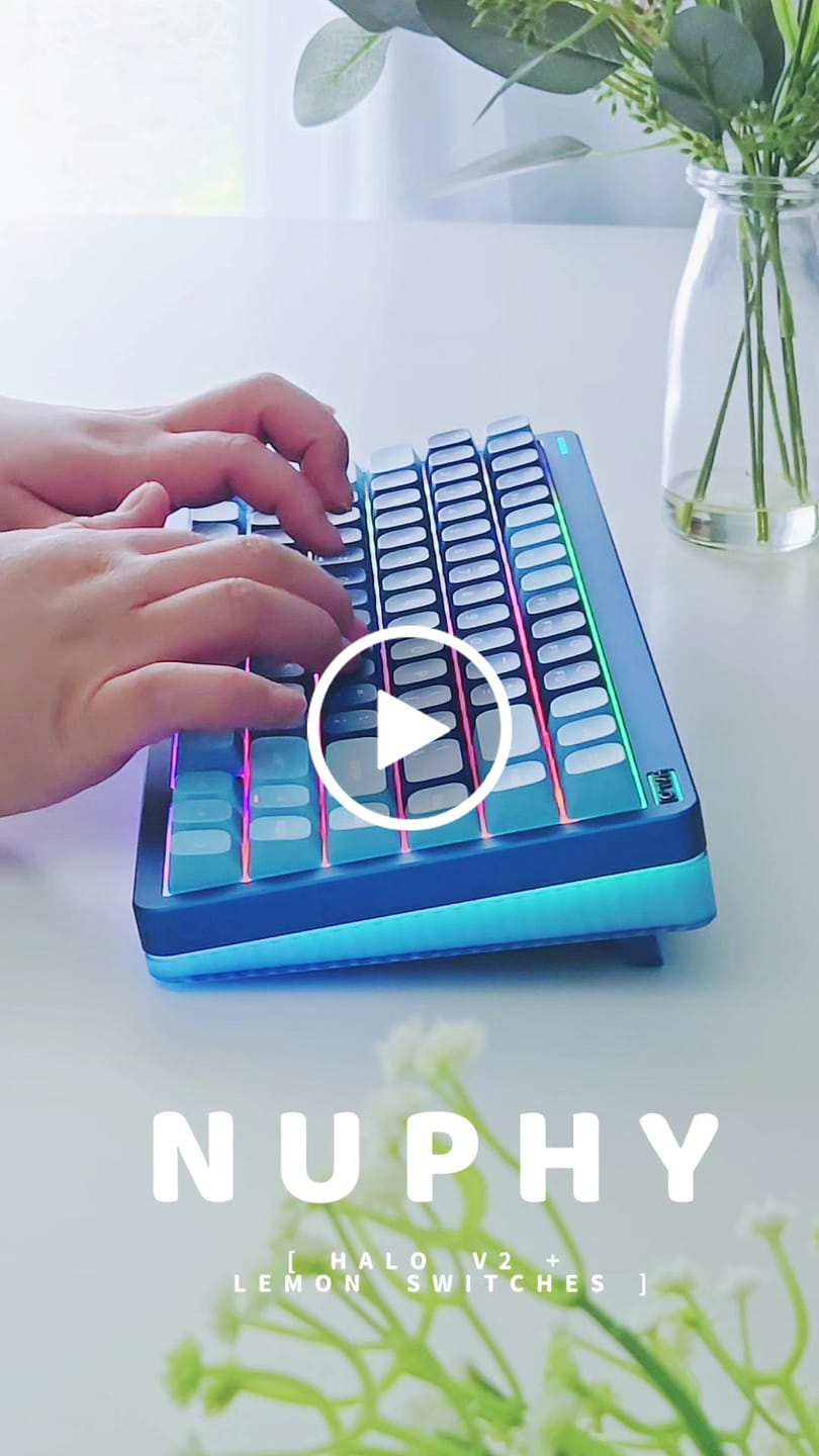 Customer video review of NuPhy Halo75 V2 Wireless QMK/VIA Mechanical Keyboard