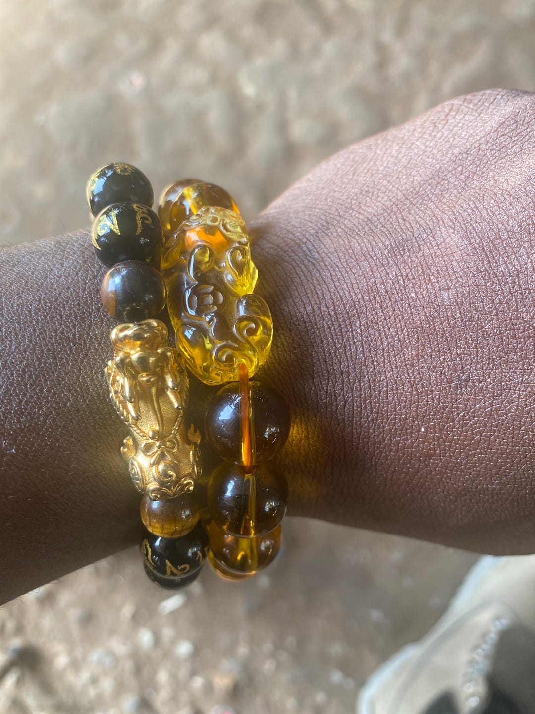 Customer photo review of Pi Yao Citrine Wealth Bracelet