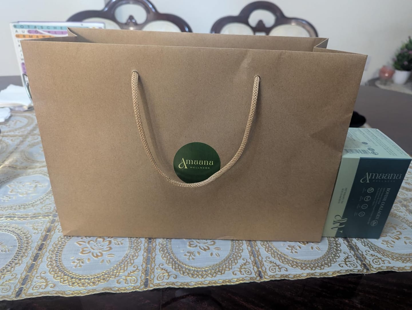 Customer photo review of Halal Bovine Collagen Powder Sachets
