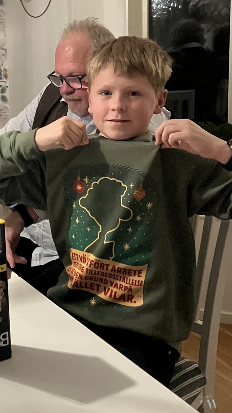 Customer photo review of Karl Bertil - Sweatshirt