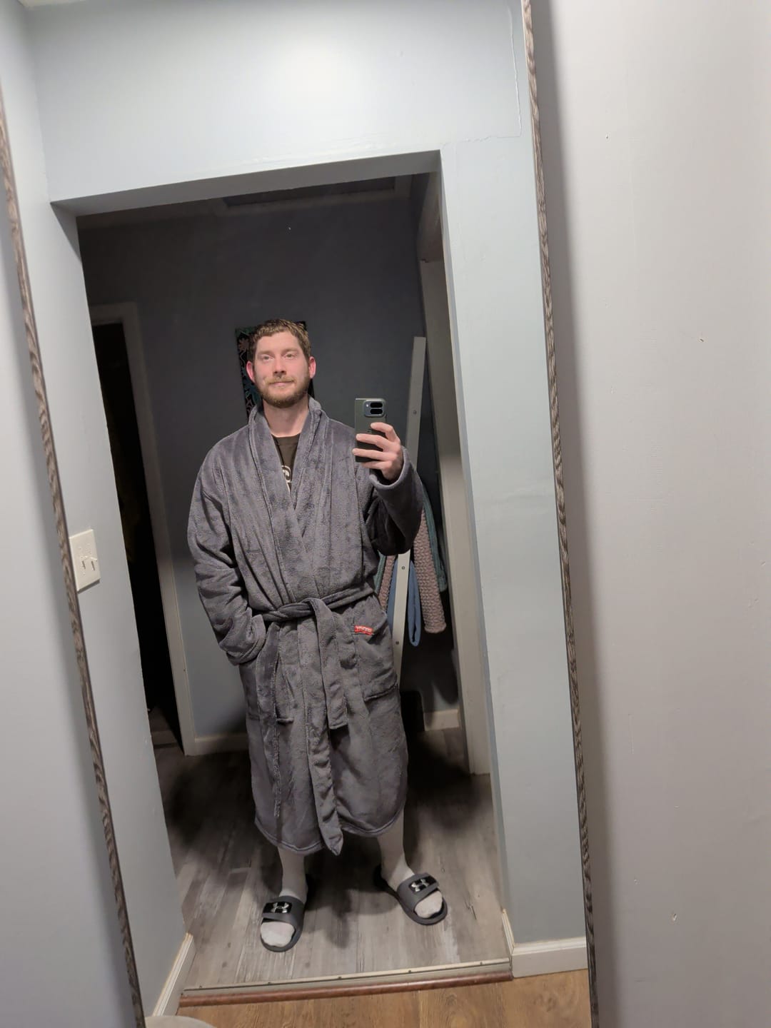 Customer photo review of 80Eighty® Plush Microfleece Robe