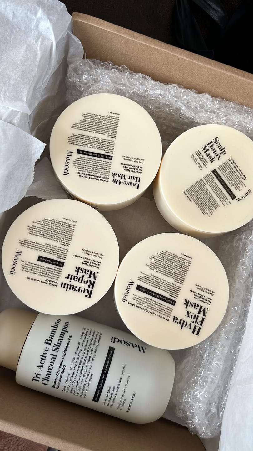 Customer photo review of Bamboo Charcoal Shampoo 300ml