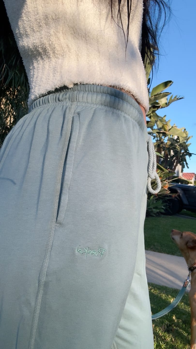 Customer photo review of EcoLuxe Performance Joggers