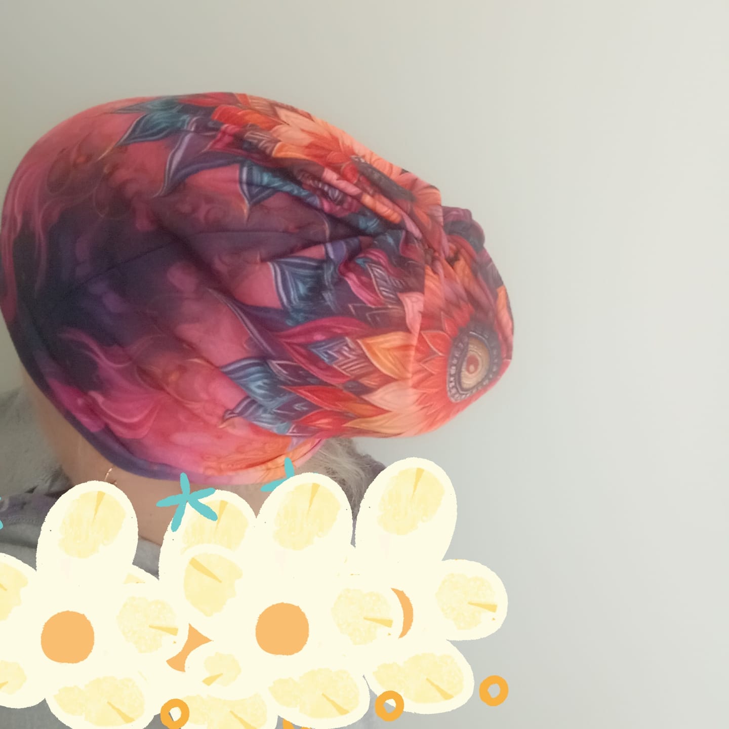 Customer photo review of Valeria Wear - Ateşin Masalı Desenli Buff