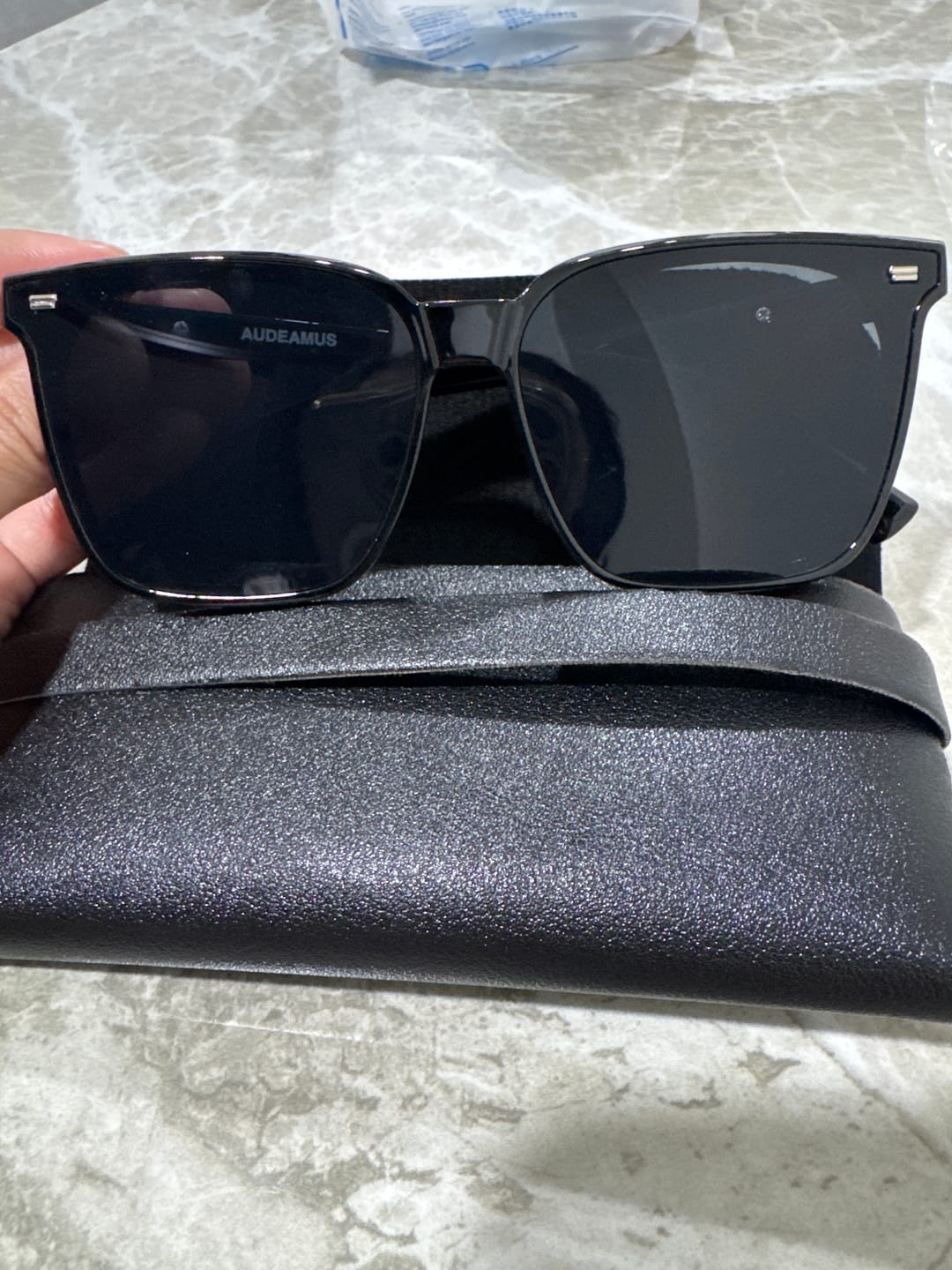 Customer photo review of Cleo Square Framed Sunglasses